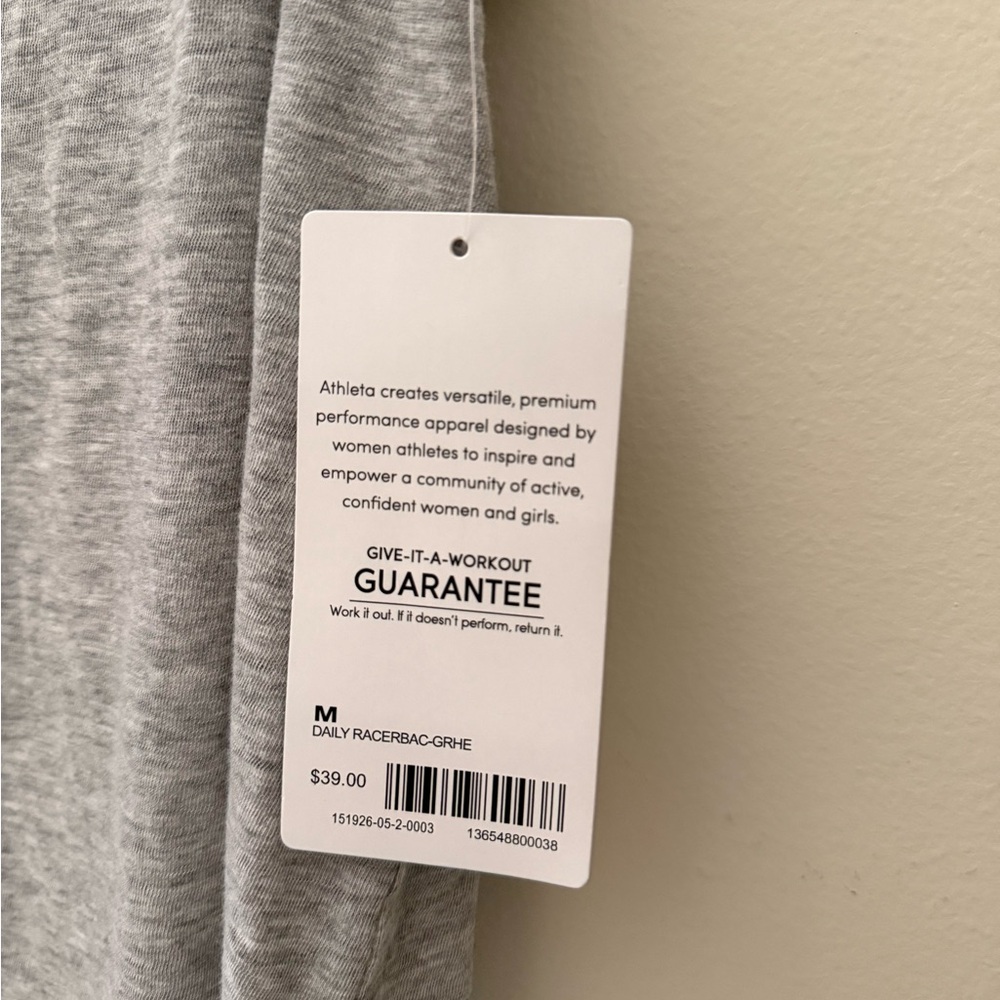 Athleta Light Gray Women's Tank Top - Picture 3 of 5